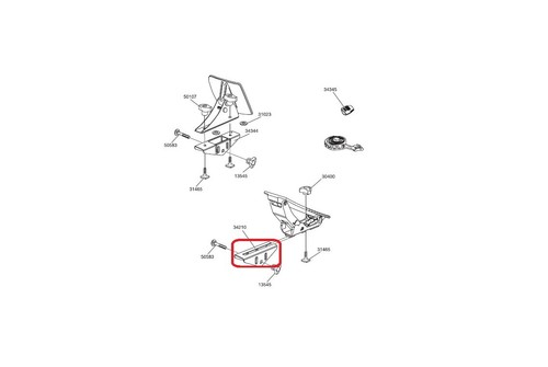 Thule halteblech 874 - halteblech, f.