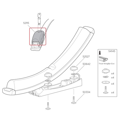 Thule abdeckkappe guard für - k-guard,