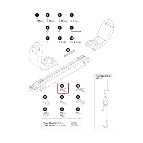 Thule inbusschluessel für - thule,