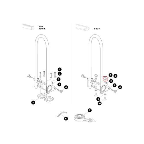 Thule zweifluegelknopf mit - thule,
