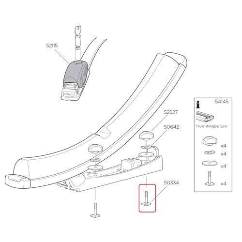 Thule schraube m6x35 für - thule,
